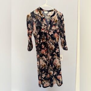 Floral Print Women's Dress